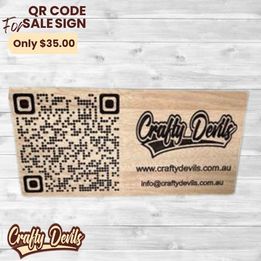 QR Code Plaque - Small