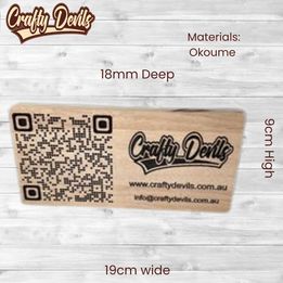 QR Code Plaque - Small