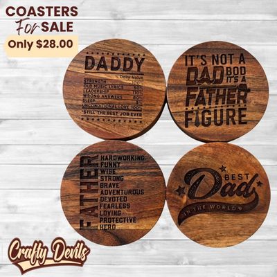 Dad Coasters