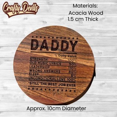 Dad Coasters