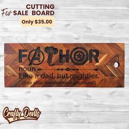 Engraved Wooden Cutting &amp; Serving Boards