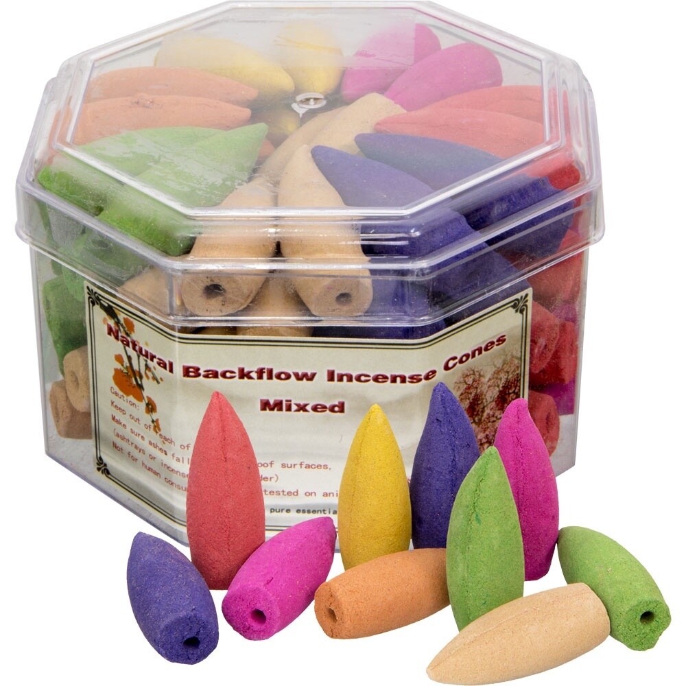 Back flow Incense Cones - Mixed Fragrance/ ea
