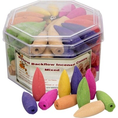 Back flow Incense Cones - Mixed Fragrance/ ea