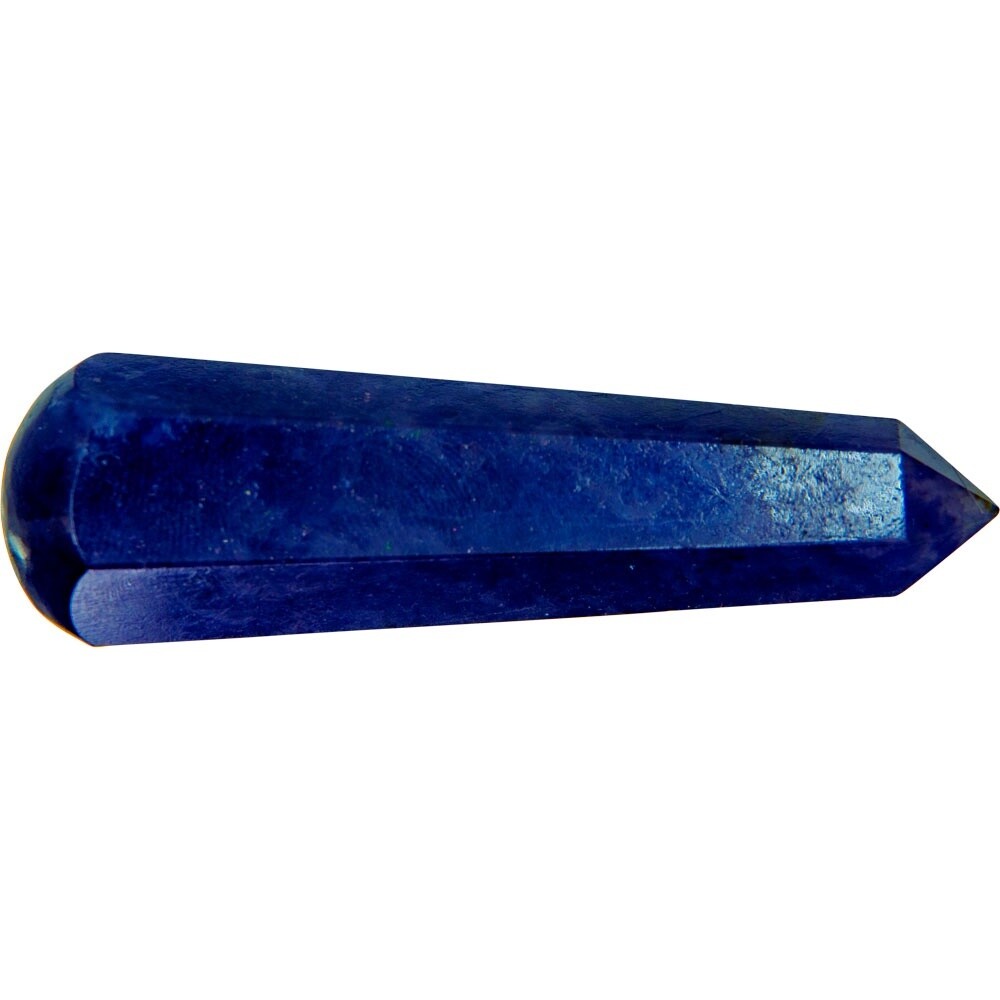 Gemstone Faceted Massage Wand - Iolite