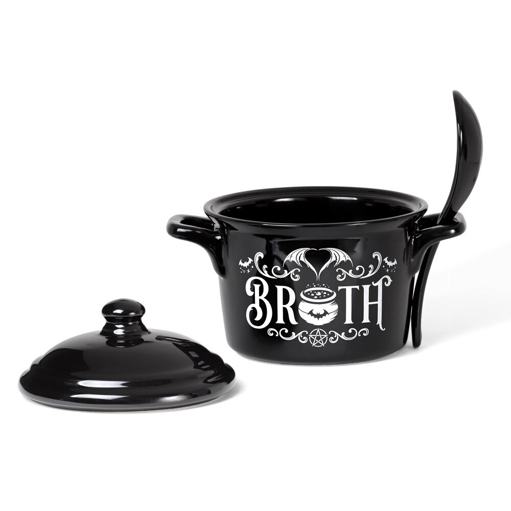 Bat Broth Bowl with Spoon