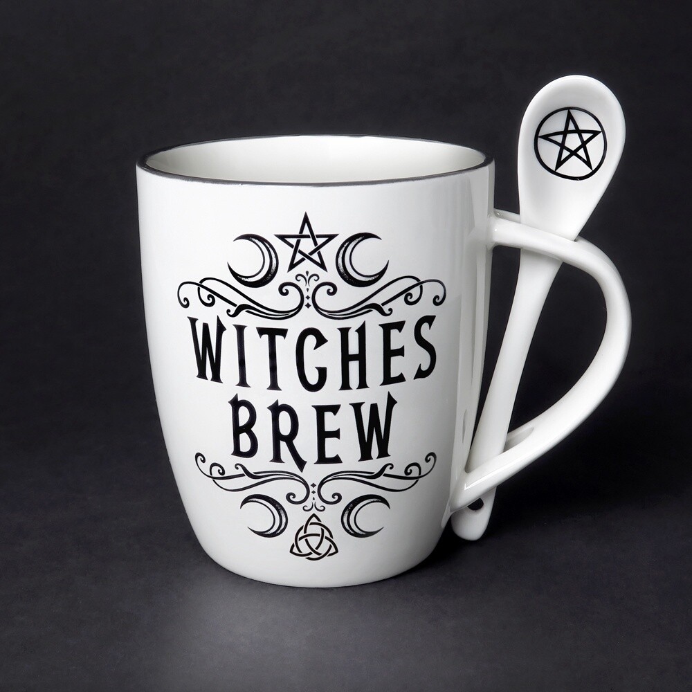 Crescent Witches Brew - Mug and Spoon Set