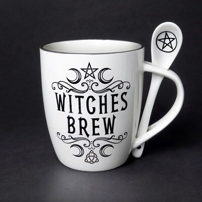 Crescent Witches Brew - Mug and Spoon Set