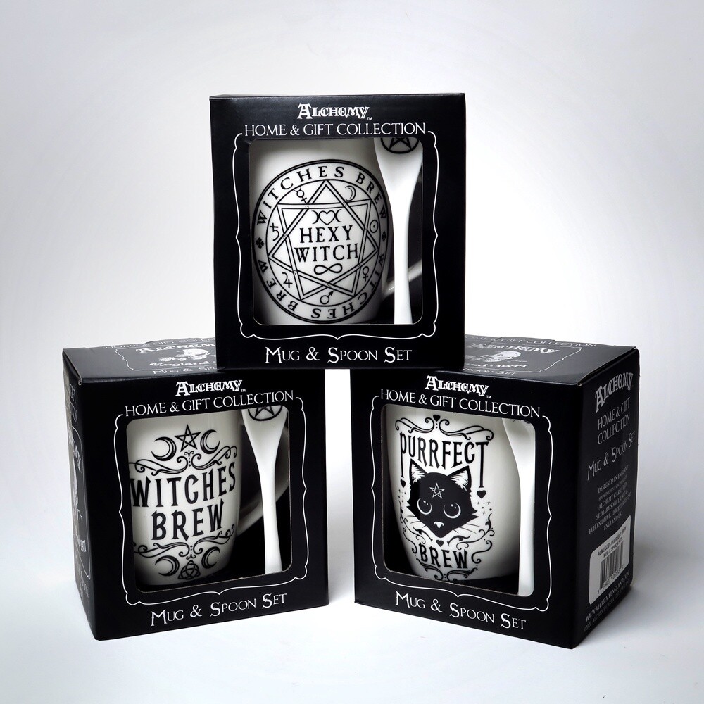 Crescent Witches Brew - Mug and Spoon Set