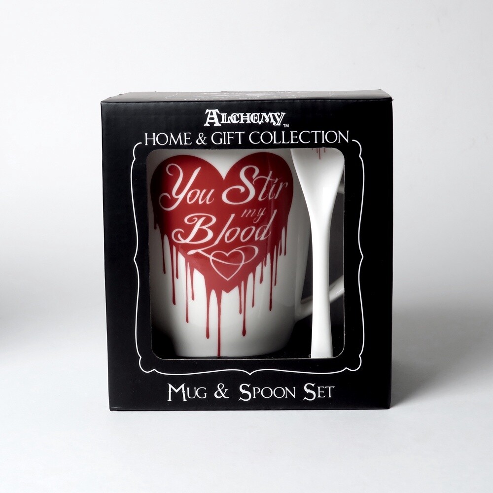 You Stir My Blood - Mug and Spoon Set