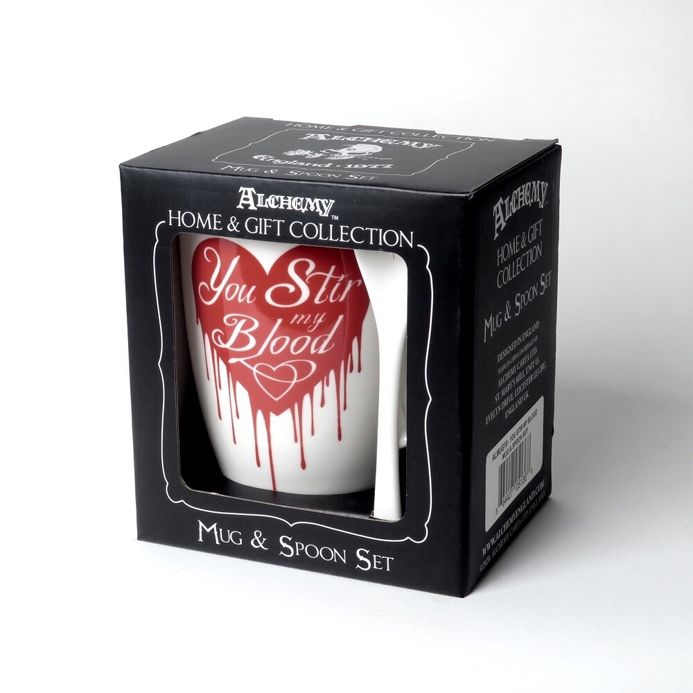 You Stir My Blood - Mug and Spoon Set