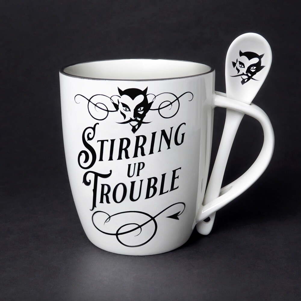 Stirring Up Trouble - Mug and Spoon Set