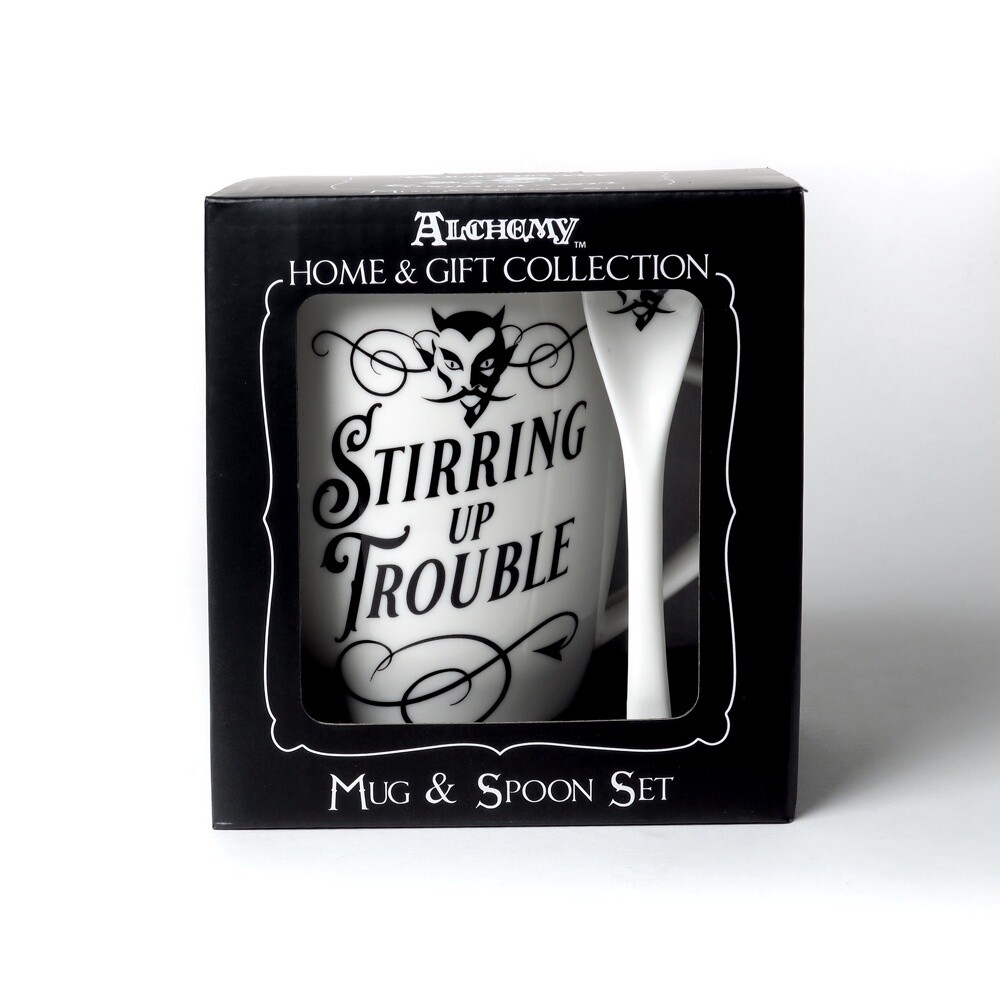 Stirring Up Trouble - Mug and Spoon Set