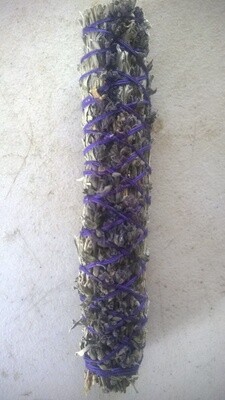 Blue Sage and Caradonna Smudge