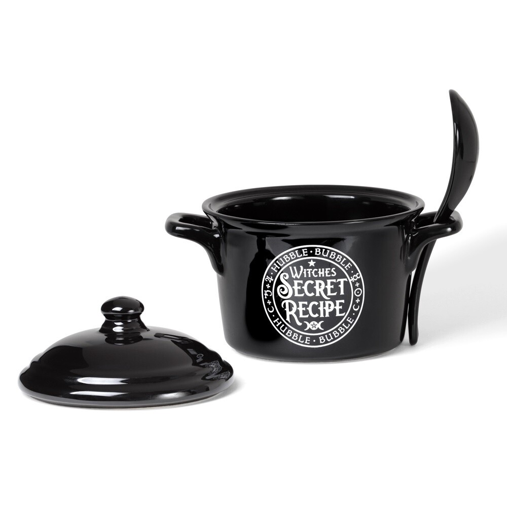 Witches Secret Recipe Bowl and Spoon