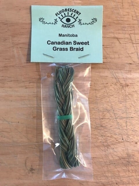 Manitoba Sweetgrass Braid - 4&quot; - Canadian