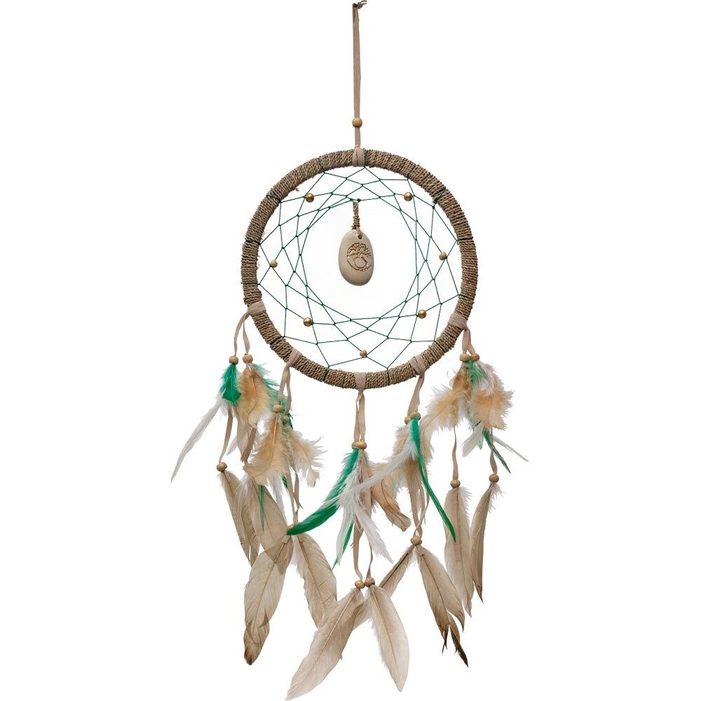 Dream Catcher Natural River Stone Tree of Life