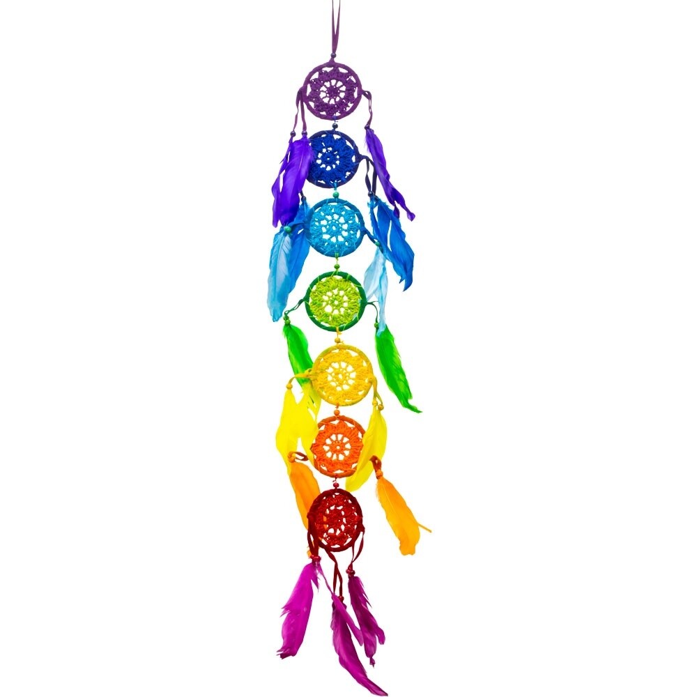Dream Catcher Woven Healing Chakra
