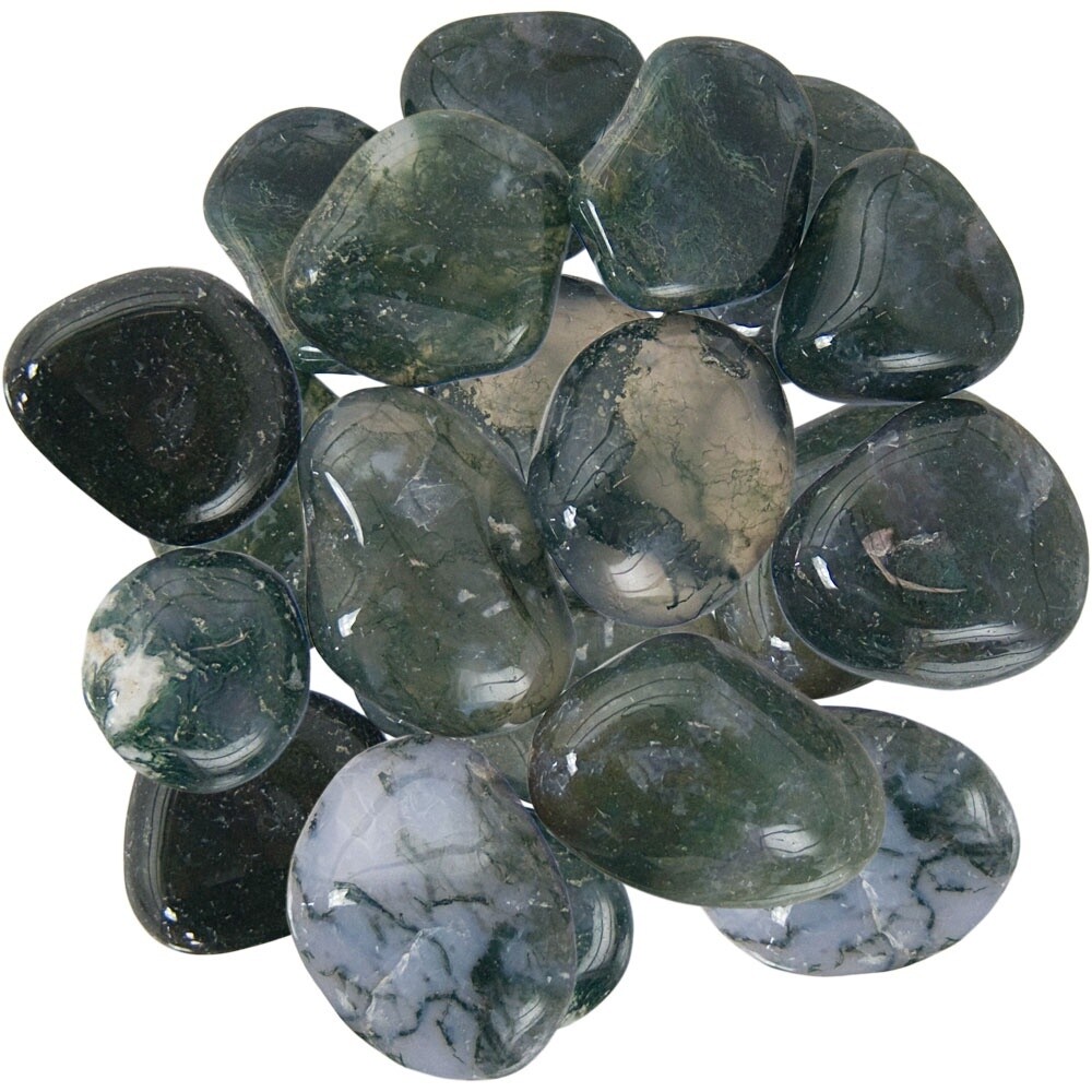 Green Moss Agate Stone