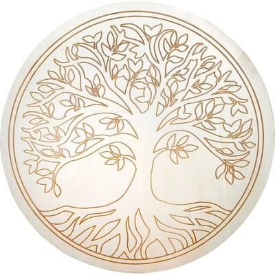Wood Crystal Grid - Tree of Life