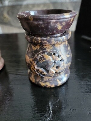 Natural Soapstone Om Aroma Burner