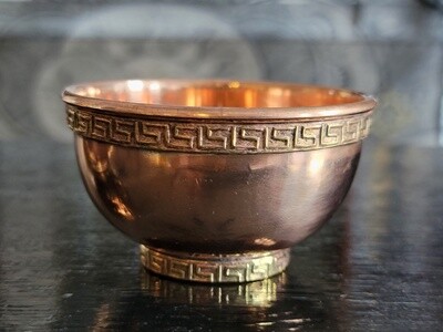 Plain Copper Offering Bowl