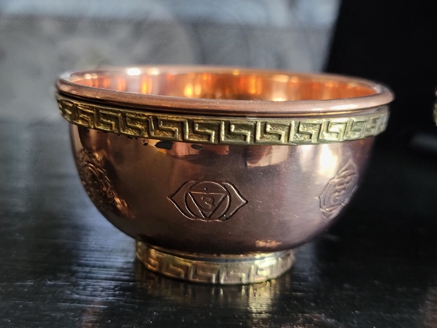 7 Chakra Copper Offering Bowl