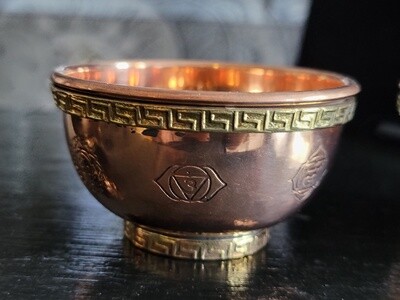 7 Chakra Copper Offering Bowl