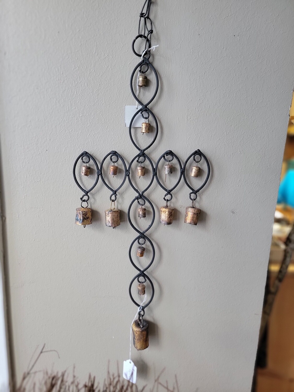 Oval Cross Windchime
