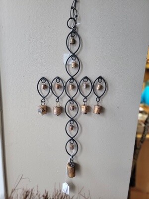 Oval Cross Windchime