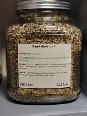 Dandelion Leaf /oz