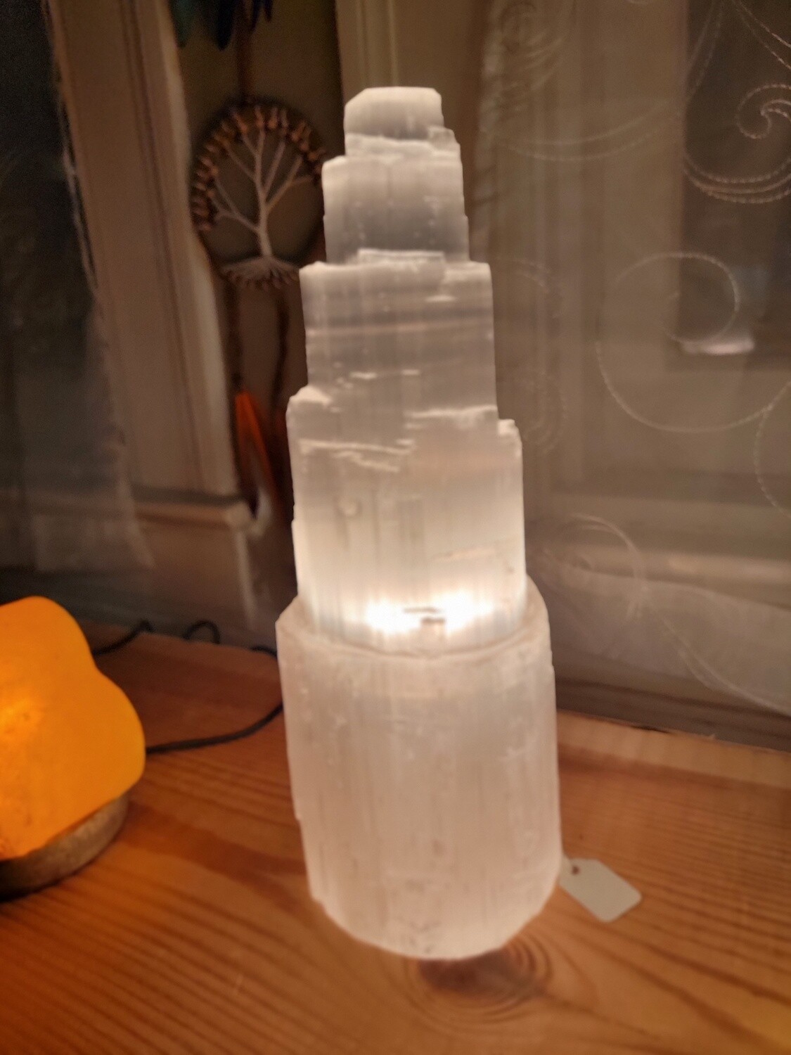 Selenite Lamp - 12&quot;