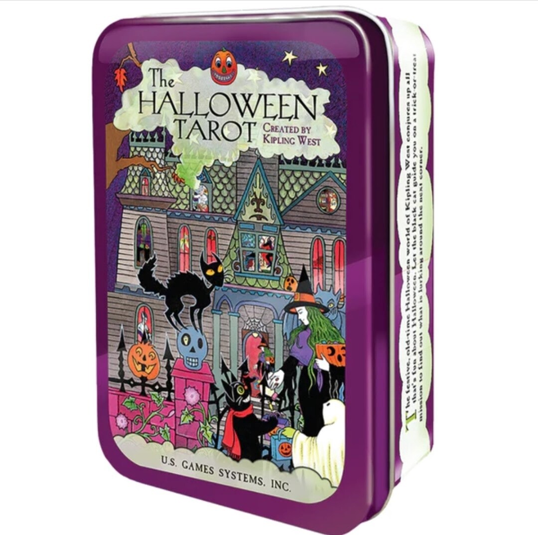 Halloween Tarot in a Tin