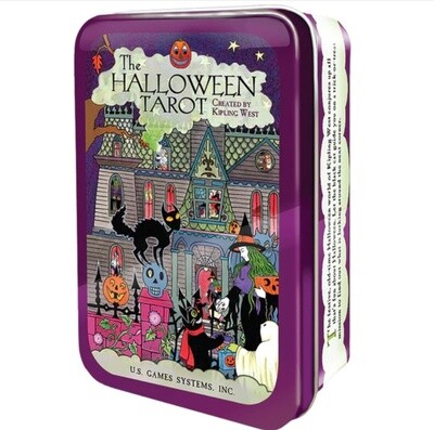 Halloween Tarot in a Tin