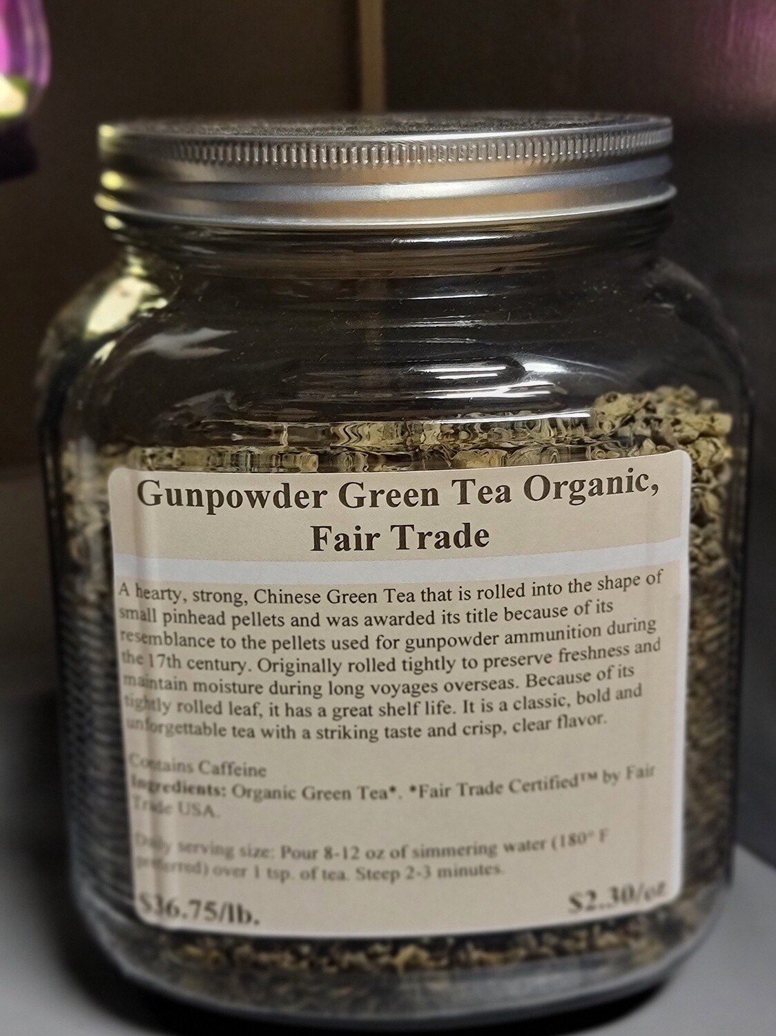 Gunpowder Green Tea /oz