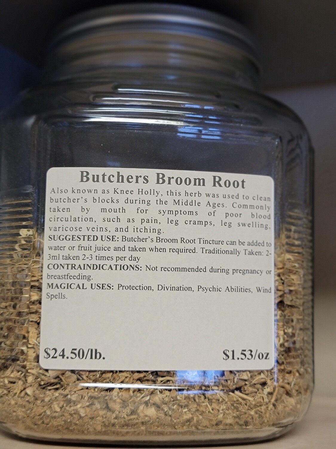 Butchers Broom Root /oz