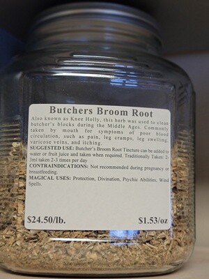 Butchers Broom Root /oz