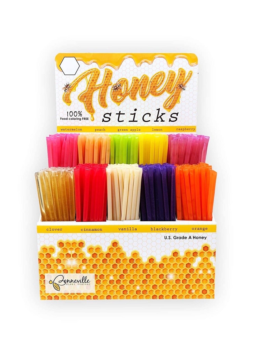 Flavored Honey Sticks