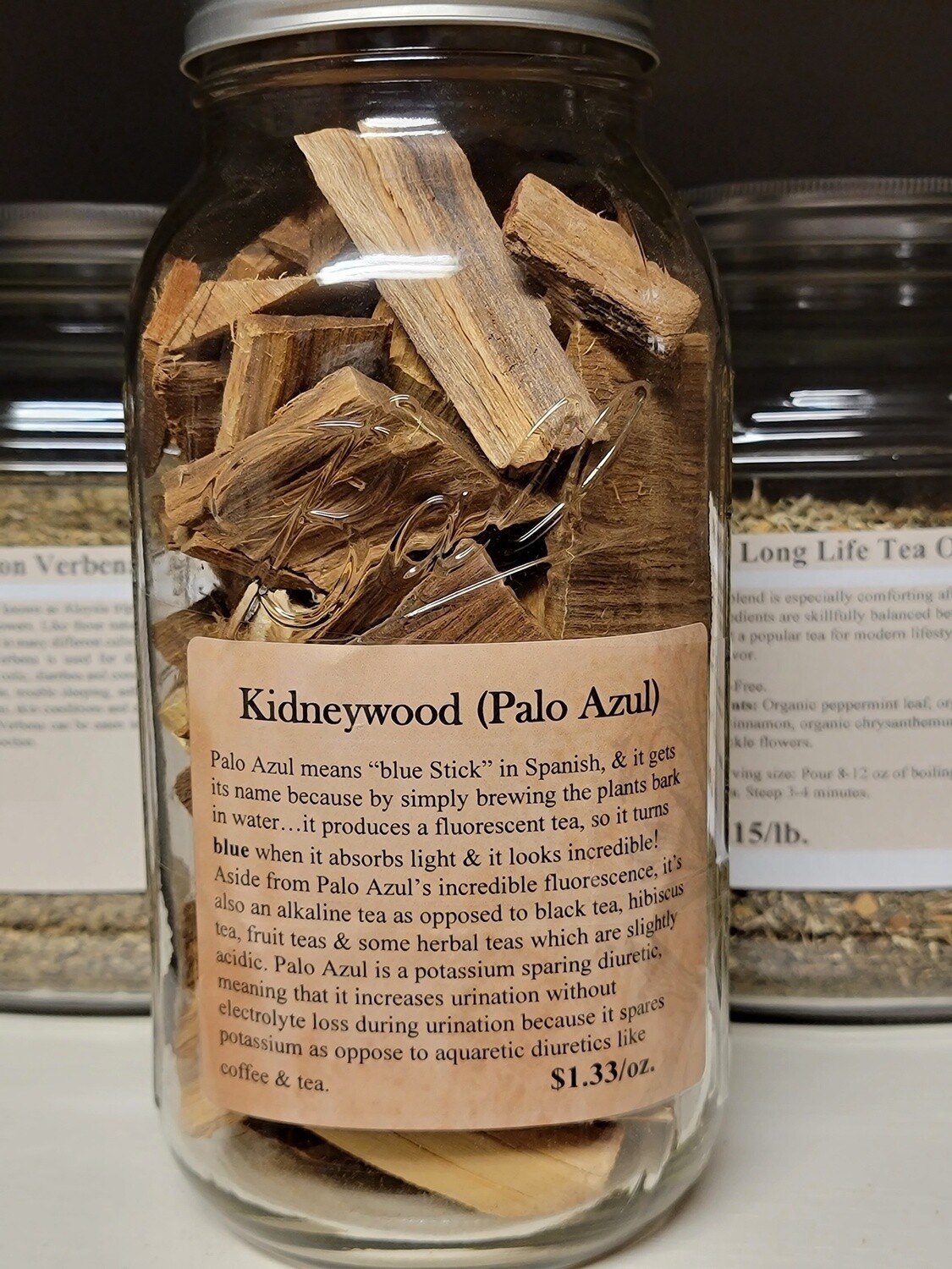 Kidney Wood - Palo Azul /oz