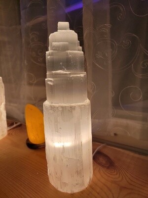 Selenite Lamp - 18&quot;