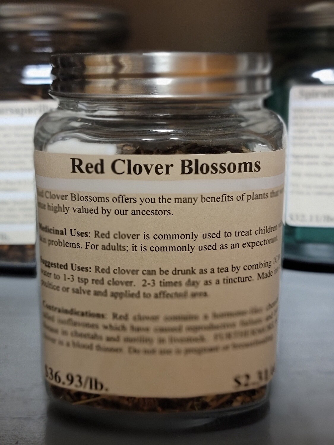 Red Clover Blossoms /oz