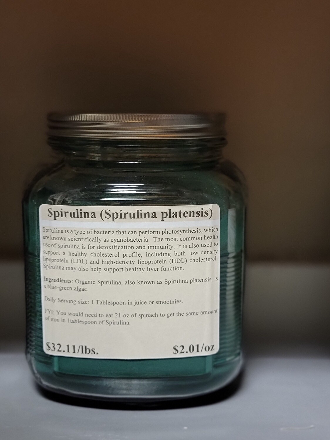 Spirulina Powder /oz