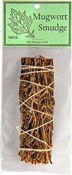 Mugwort Smudge Stick - pre-packaged