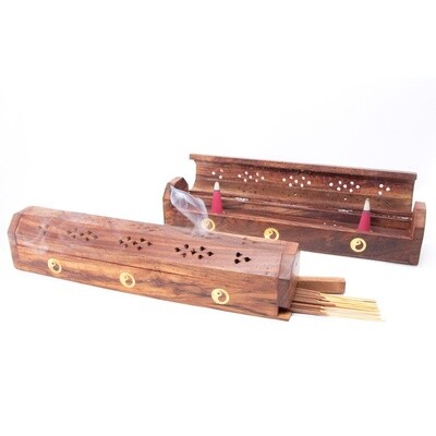 Wooden Coffin Box