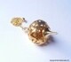 Metal Cage Gold Pendulum