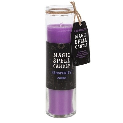 Magic Spell Candle - Prosperity - Lavender C/24