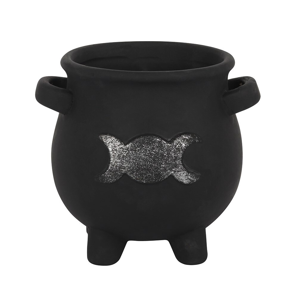 Triple Moon Cauldron Plant Pot (12/24)