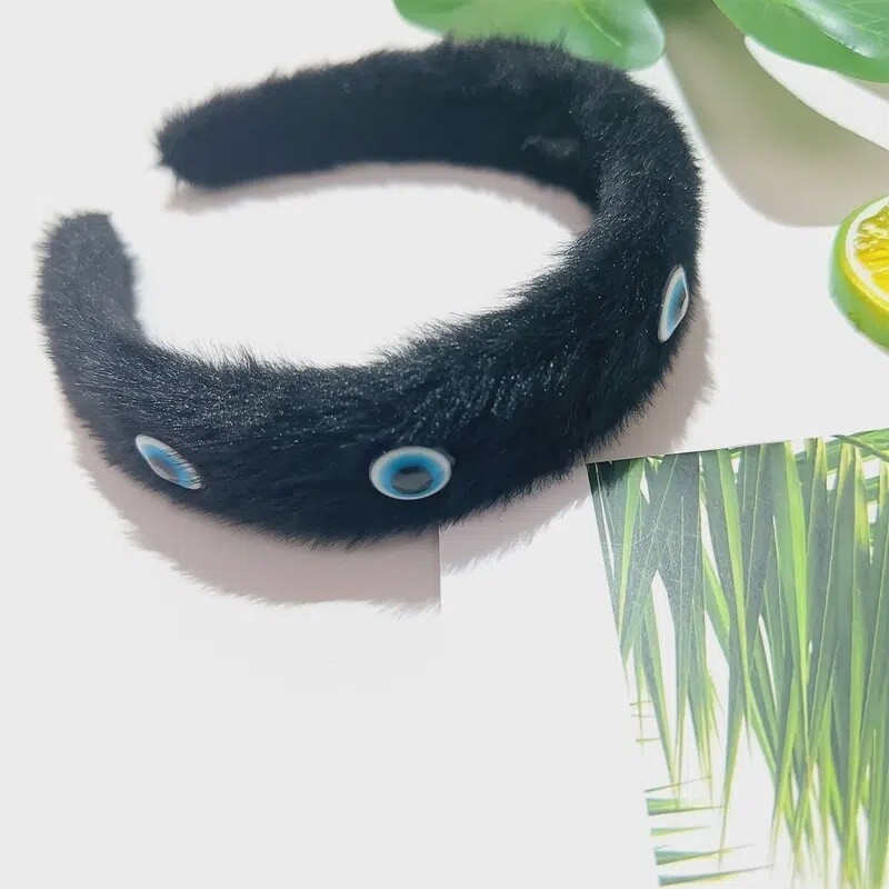Evil Eye Headband - Black