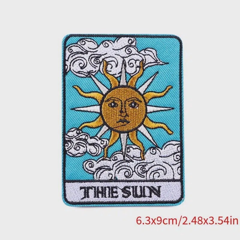 Moon &amp; Sun Embroidery Patches