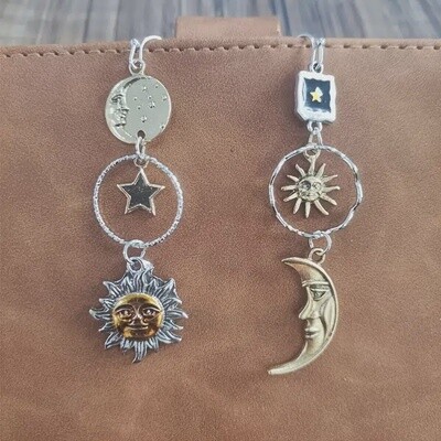 Sun and Moon Earrings