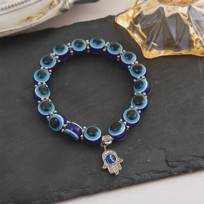 Evil Eye Beaded Bracelet